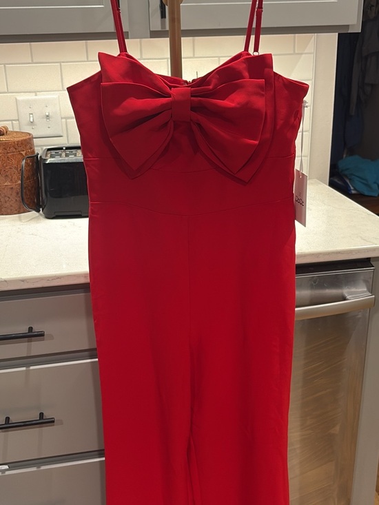 CeCe Pants - CeCe Vibrant Red Dress with Clean Lines